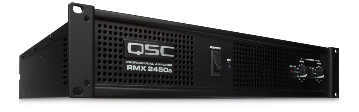 asistente reacción zona RMX2450a Power Amplifier – QSC