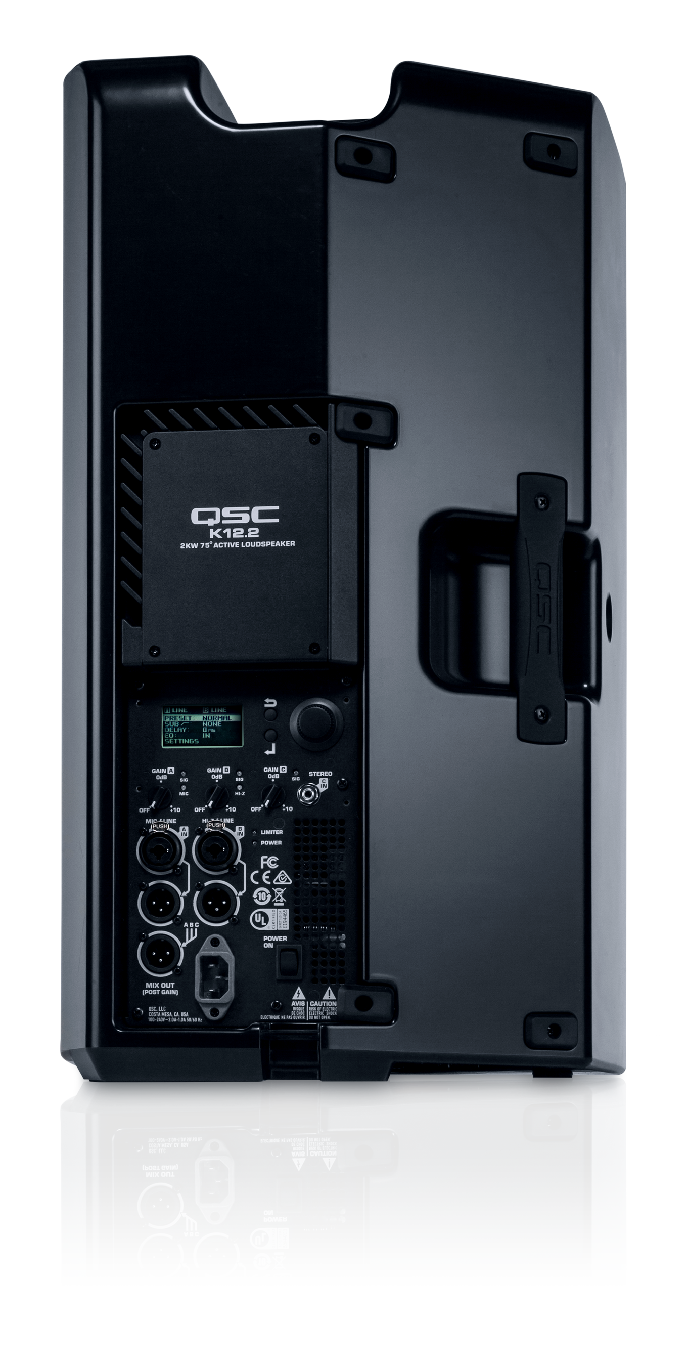 QSC K12.2 premium active, 12-inch, two-way loudspeaker